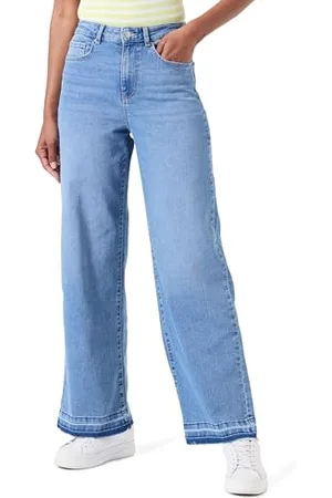 VERO MODA Vmkathy HR Loose Wide Fold Down J Vi3371 Jeans Larghi, , 25W x 32L Donna