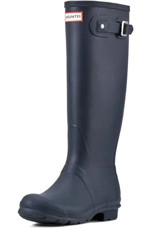 Hunter Original Tall, Stivali di Gomma Donna, Blu (Navy), 39 EU