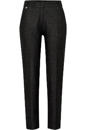 Brax Style Maron S Light Winter Jersey Pantaloni, Black, 27W x 32L Donna