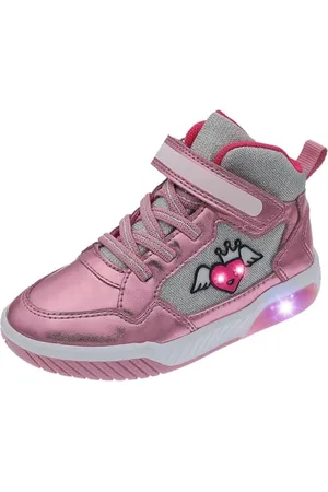 chicco Sneaker con le luci, Bambino e ragazzo/Bambina e ragazza, Rosa (2), 28, Designed in Italy