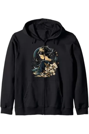 Graphic Tees Men Women Boys Girls Maglietta giapponese Yuzen Kimono Art Graphic Tees Uomini Donne Ragazzi Ragazze Felpa con Cappuccio