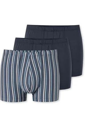 Schiesser Herren 3 Pack Unterwäsche Shorts mit Weichem Bund-95/5 Essentials Boxer a Pantaloncino, , XXL Uomo