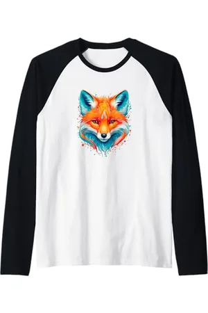 Fox Volpe Maglia con Maniche Raglan