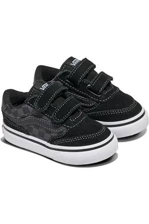 Vans Brooklyn, Scarpe da Ginnastica Unisex - Bambini e Ragazzi, KOU - Checkerboard Black/Asphalt, 19 EU