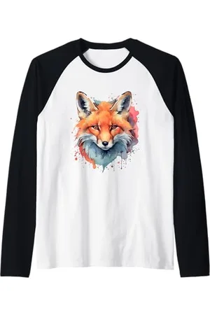 Fox Volpe Maglia con Maniche Raglan