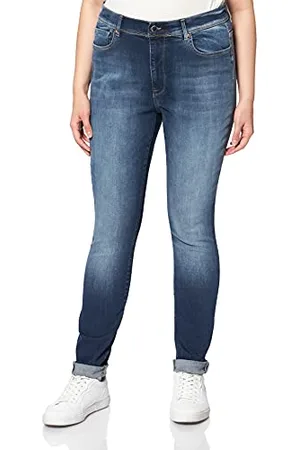 ONLY Carmakoma NOS Carmaya HW SK Shape Up JNS Rea9820 Noos Jeans Skinny, (Dark Blue Denim Dark Blue Denim), L32 (Taglia Produttore: 46) Donna