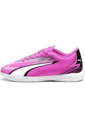 PUMA Ultra Play IT Jr, Soccer Shoe Unisex-Bambini, Poison Pink White Black, 29 EU