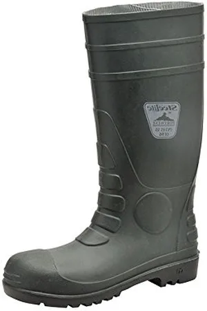Portwest FW95 Stivale Total Safety Wellington S5 Stivali di sicurezza in gomma, Unisex - Adulto, SRC, ( Gnr), 39 EU (6 UK)