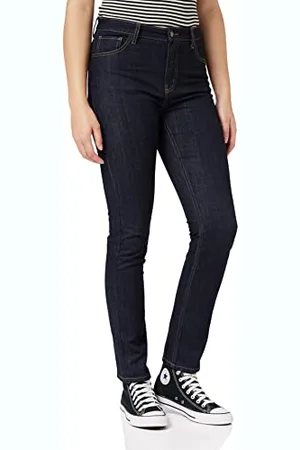 People Tree Peopletree Heather Slim Fit Jeans, (Dark Blue (Rinse) Blue), 44 (Taglia Produttore: 12) Donna