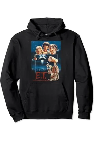 E.T. Distressed Vintage Photograph Felpa con Cappuccio