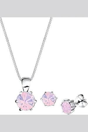 Elli Set di Gioi Donne di Base con Cristalli in Argento Sterlino 925