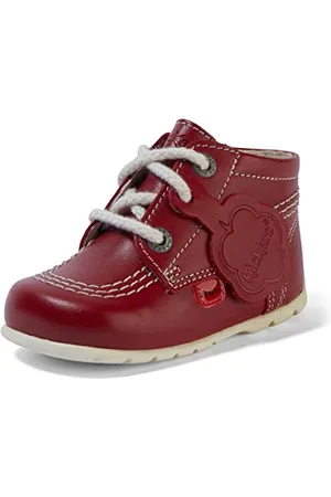 Kickers Caviglia Kick Hi in Pelle, Stivaletto Unisex-Bambini e Ragazzi, , 17 EU