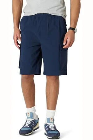 Amazon Pantaloncini Cargo Lunghi da 28 cm, vestibilità Ampia Uomo, , L
