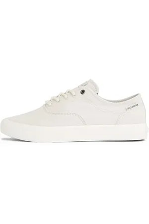 Tommy Hilfiger Uomo Sneakers Vulcanizzate Low Oxford Twill con Logo, Bianco (Alabaster), 45 EU