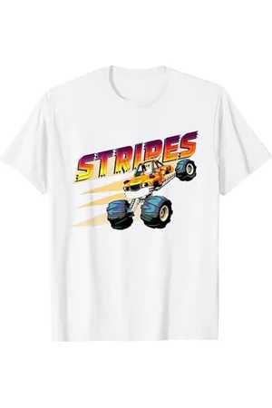 Blaze And the Monster Machines Stripes Badge Maglietta
