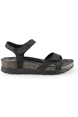 Panama Jack Sulia Basics, Sandali con Cinturino alla Caviglia Donna, Nero (Negro B2), 37 EU