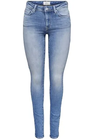 ONLY ONLSHAPE Reg SK DNM REA768 Noos Jeans, Light Medium Blue Denim, 31/34 da Donna