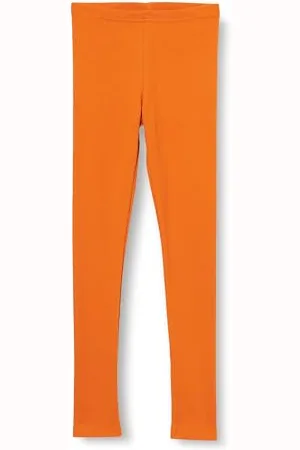 Green Cotton Alfa Rib Leggings, Leggings Unisex - Adulto,