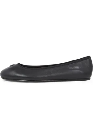 Tommy Hilfiger Donna Ballerine Hardware in Pelle, (Black), 37 EU