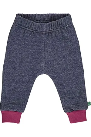 Green Cotton Heart Sweat Pants Baby, Pantaloni Casual Bambine,