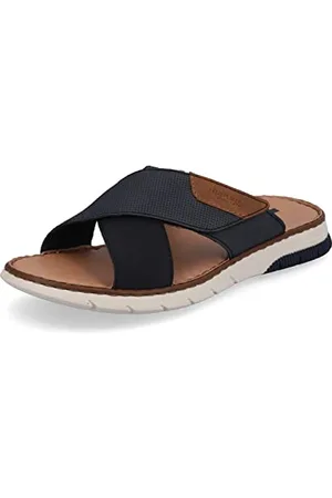 Rieker Uomo Zoccoli 25283, Uomini Mules,Pantofola,Mocassino,Sandalo,Scarpa Estiva,Scarpa Casual,Blu (Blau / 14),42 EU / 8 UK