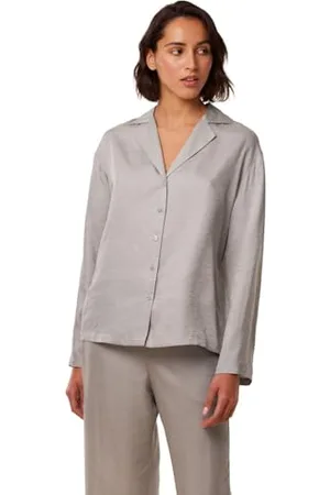 Triumph Donna Silky Sensuality Top LSL, Shirt, Silent Grey, 50