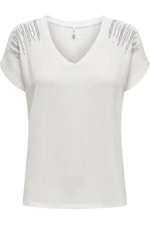 ONLY Onllouisa-Maglietta Corte T-Shirt, (Gunmetal), S Donna