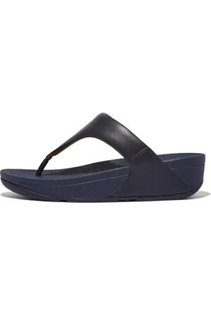 FitFlop Lulu Leather Toepost, Infradito Donna, , 39 EU