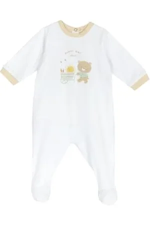 chicco Tutina Neonato e Neonata, in Morbido e Leggero Cotone, con Comoda Apertura a Patello, Ideale per Primavera e Autunno, Designed in Italy, Abbigliamento Neonato e Neonata 0-24 Mesi