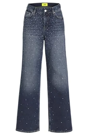 JJXX Jxtokyo Wide HW Stone Jeans DNM, , 28W x 32L Donna