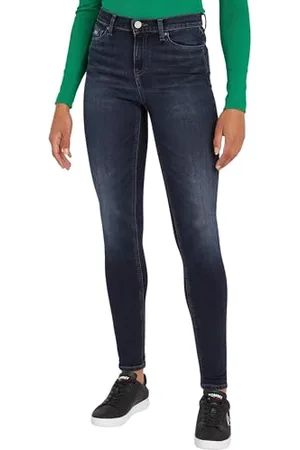 Tommy Hilfiger Donna Jeans Nora Skinny Fit, Blu ( Dark), 32W/28L