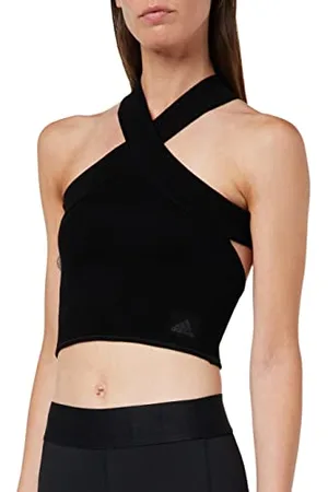 adidas Halter Bralette Intimo, Black, S Donna