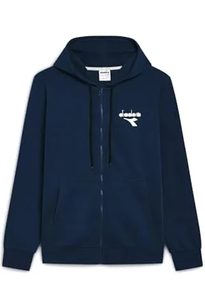 Diadora Hoodie FZ Ess. Sports Felpa con Cappuccio, , L Uomo