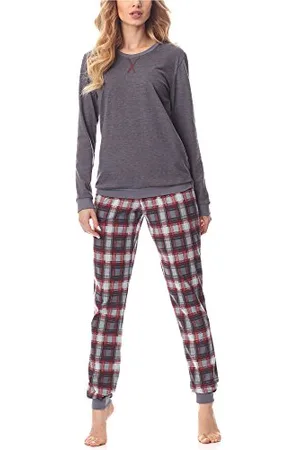 Merry Style Pigiama Manica Lunga Donna MS10-168( , M)
