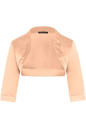 Apart Bolero Satinato Maglione, , S Donna