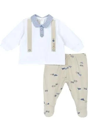 chicco Completo Neonato, Coprifasce e Ghettine in Morbido Cotone, Ideale per Primavera e Autunno, Idee Regalo Nascita, Designed in Italy, Abbigliamento Neonato 0-24 Mesi
