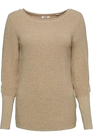 ESPRIT 083ee1i340 Maglione, 289/sabbia 5, L Donna