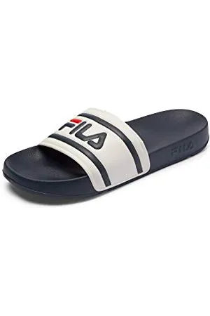 Fila Morro Bay Slipper, Infradito Uomo, Bianco White Navy, 46 EU