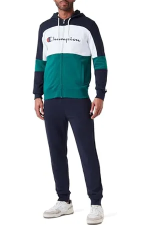 Champion Legacy Icons Sweatsuits-Light Powerblend Terry Hooded Full-Zip Tuta Sportiva, , S Uomo