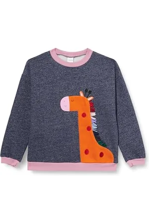 Green Cotton Hello Giraffe Sweatshirt, Maglia di Tuta Unisex - Adulto,