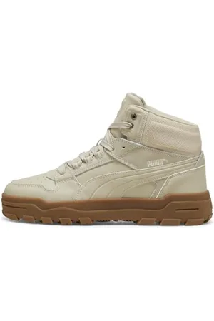 PUMA Rebound Abrupt, Sneaker Unisex-Adulto, Desert Dust-Alpine Snow-Gum, 38 EU