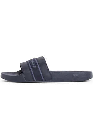 Tommy Hilfiger Donna Scarpe da Mare Poolslide With Webbing Eleganti, Blu (Space Blue), 41