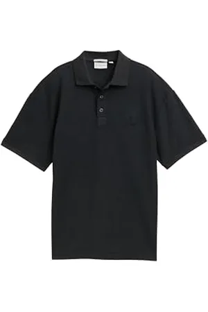 TOM TAILOR 1045337 Polo, 36423-Heavy Black, 128 Bambini e Ragazzi