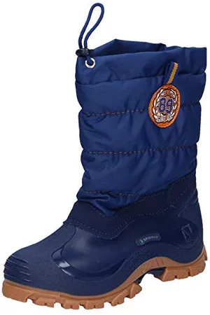 Spirale Eric, Stivali da Neve con Caldo Rivestimento Interno Bambino, Blu (Blau (Blau 23)), 32 (14 UK)