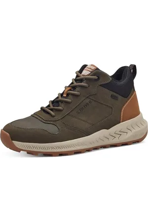 QS by s.Oliver Uomo WL Lace Boot 5-16256-43, Stivali da Neve, Pettine Kaki, 43 EU