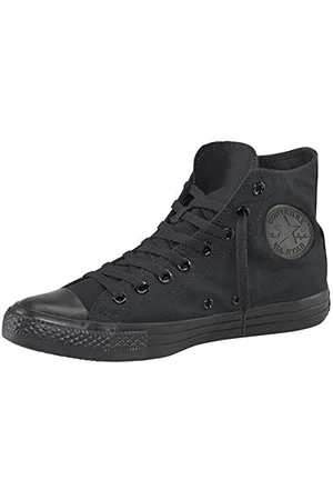 Converse All Star Hi Canvas, Sneaker Uomo, Nero, 36.5 EU confezione da 2