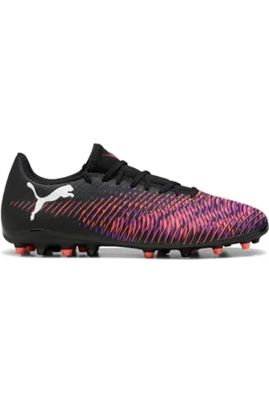 PUMA Future 8 Play MG, Scarpe da Calcio Unisex-Adulto, Black White-Glowing Red, 46.5 EU
