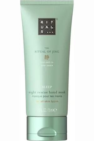 Rituals Crema per le mani The Ritual of Jing da 70 ml, con loto sacro, giuggiola e menta cinese, maschera per le mani Sleep and Night Rescue