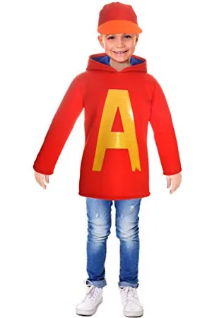 CIAO Alvin Chipmunks Costume Travestimento Bambino Originale Alvinnn (Taglia 6-8 Anni) Unisex, , 11288.6-8