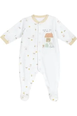 chicco Tutina Neonato e Neonata, in Morbido e Leggero Cotone, con Comoda Apertura Frontale ed Entrogamba, Ideale per Primavera e Autunno, Designed in Italy, Abbigliamento Neonato e Neonata 0-24 Mesi
